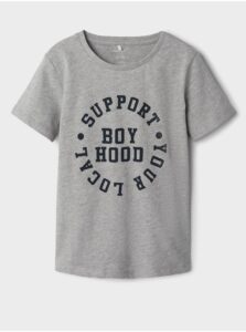 Grey Boys Brindle T-Shirt name it