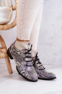 Women's Boots Suede Snake Maciejka