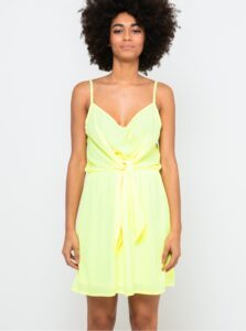 Neon Yellow Dress CAMAIEU