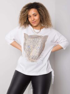 Oversized women's blouse with