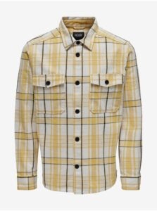 White & Yellow Plaid Outerwear ONLY &