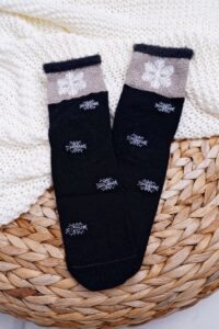Women's socks warm black