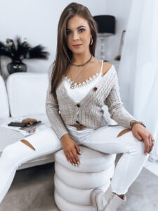 Women's sweater RIGLA beige