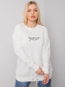 Women's sweatshirt Ecru plus