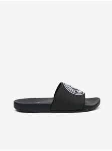 Black Mens Slippers Versace Jeans Couture