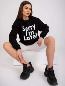 Black women's sweatshirt