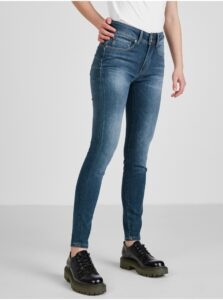 Dark Blue Women's Skinny Fit Jeans with