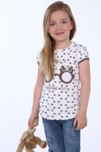 Girl's white blouse with