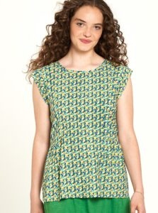 Green patterned blouse Tranquillo