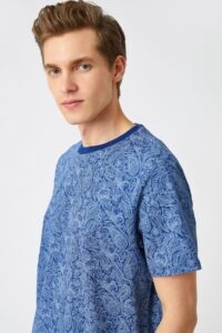 Koton T-Shirt - Navy blue