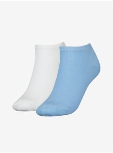 Set of two pairs of women's socks in white
