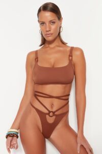 Trendyol Bikini Bottom - Brown