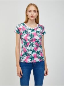 White Floral T-Shirt ORSAY