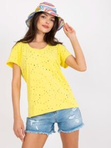 Yellow monochrome T-shirt with