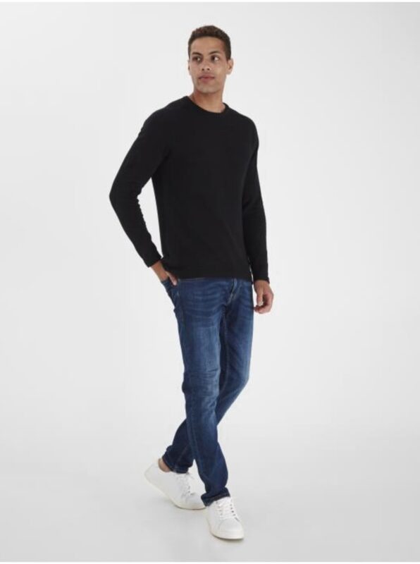 Black Ribbed Sweater Blend Norun -
