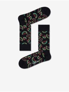 Black patterned socks Happy Socks