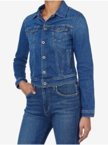 Blue Women's Denim Jacket Pepe Jeans