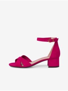 Dark pink sandals for women