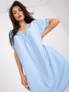 Light blue oversize dress