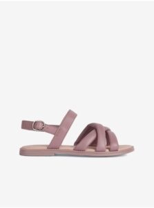 Pink Geox Women's Leather Sandals