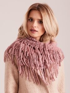 Pink scarf with