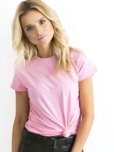 Plain pink T-shirt