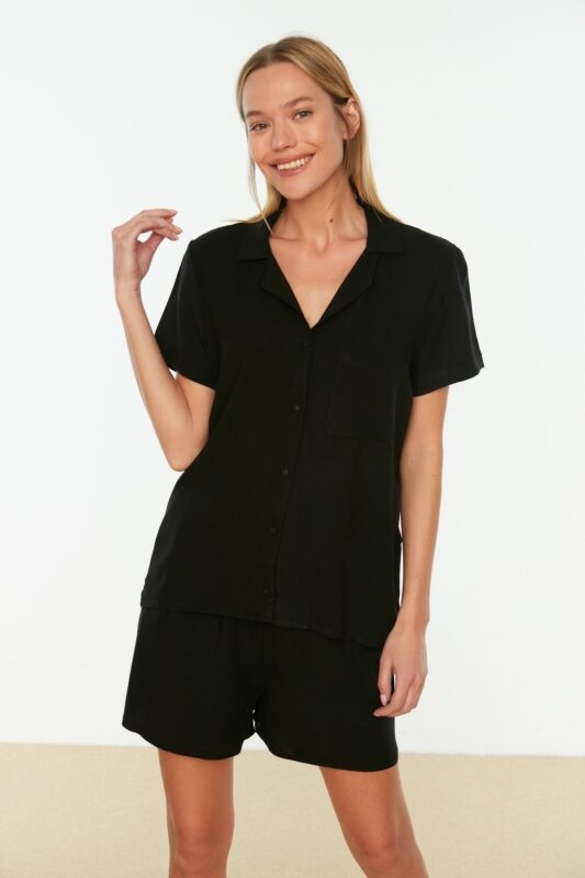 Trendyol Pajama Set - Black