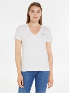 White Women's T-Shirt Tommy Hilfiger