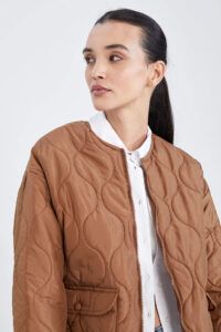 DEFACTO Oversize Fit Quilted Fabric