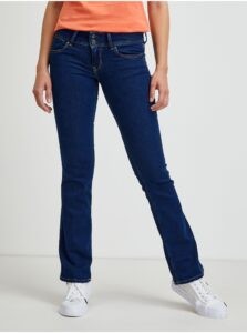 Dark Blue Women's Flared Fit Jeans