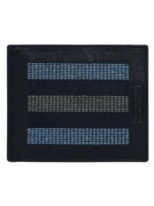 Dark blue leather wallet