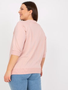 Excessive dust pink blouse
