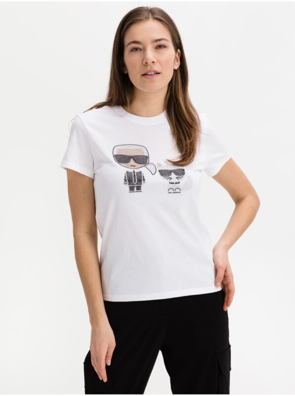 Ikonik T-shirt Karl Lagerfeld