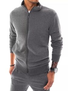 Men's Zippered Sweatshirt anthracite