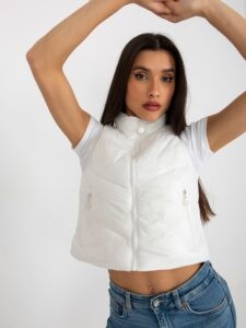 Women's short quilted vest