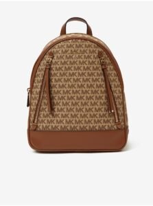 Brown Women's Patterned Backpack Michael