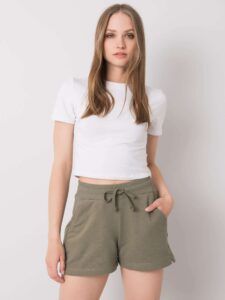 Cotton khaki shorts Anastasia