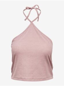 Pink Ribbed Cropped Tank Top ONLY