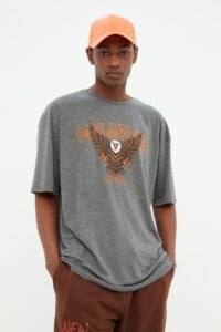 Trendyol T-Shirt - Gray -