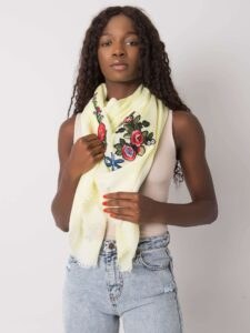 Yellow scarf with