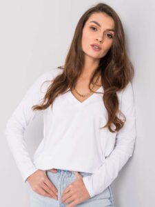 Basic white blouse with