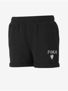 Black Girly Shorts Puma Alpha