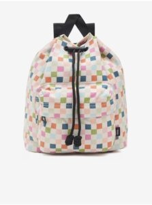 Cream checkered backpack VANS Seeker