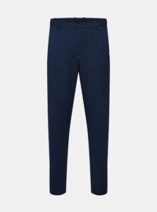 Dark Blue Pants Selected Homme-Tapered