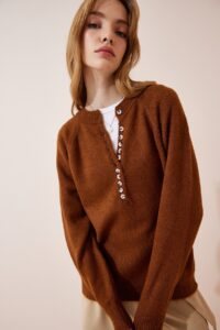 Happiness İstanbul Sweater - Brown