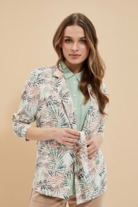 Jacket with tropical