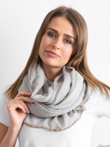 Light grey scarf with