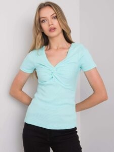 Mint blouse with short