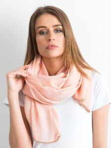 Peach scarf