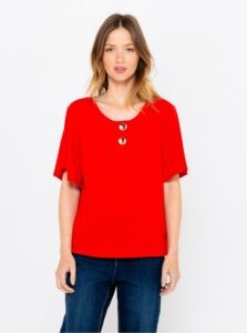 Red T-shirt CAMAIEU -